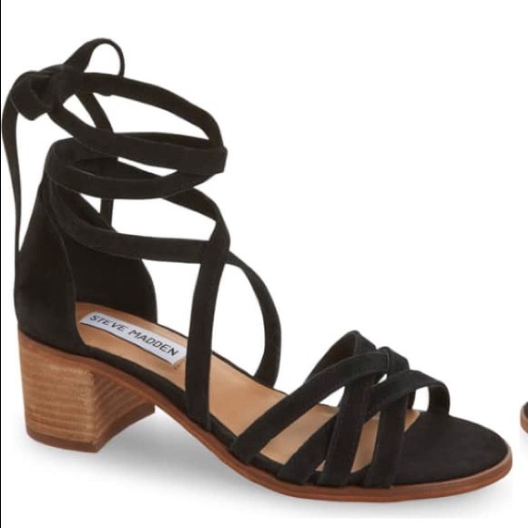 Steve Madden Shoes - Steve Madden Black Suede Revere Heels